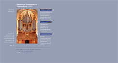 Desktop Screenshot of orgel.ch